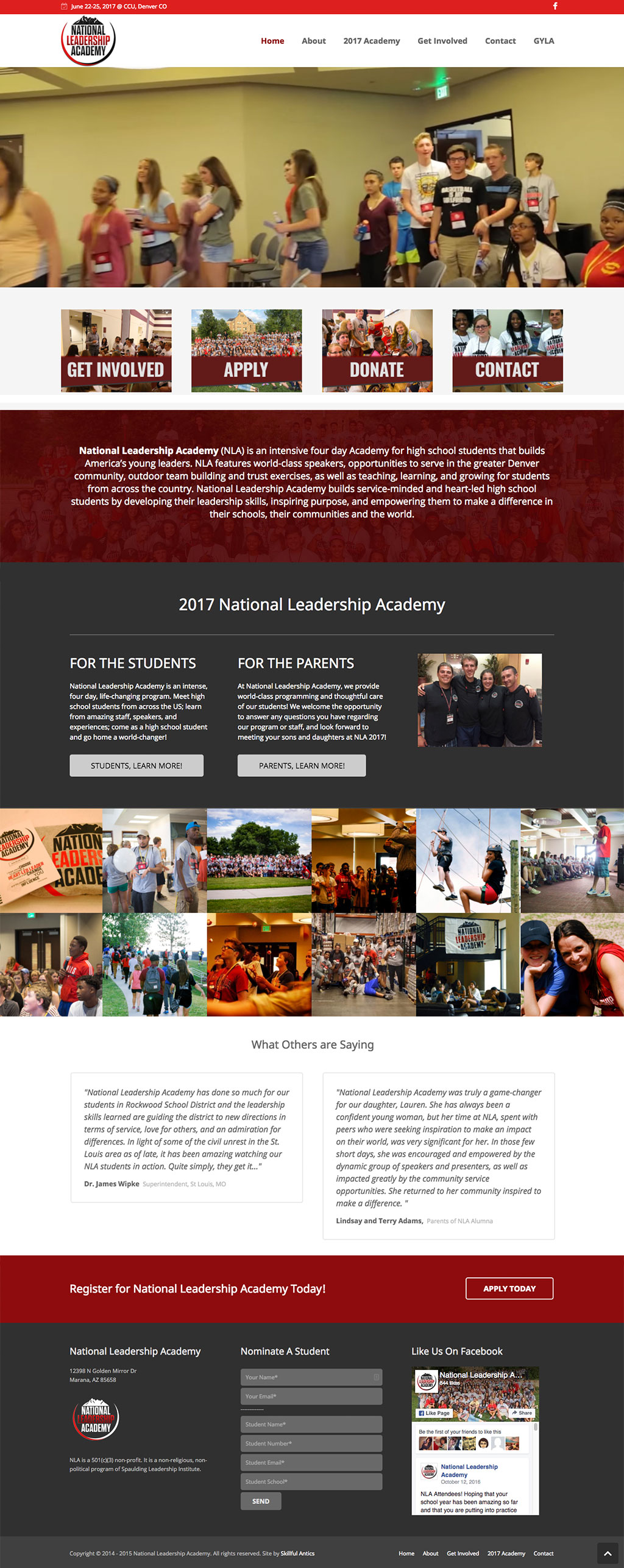 National Leadership Academy Portfolio by Skillful Antics